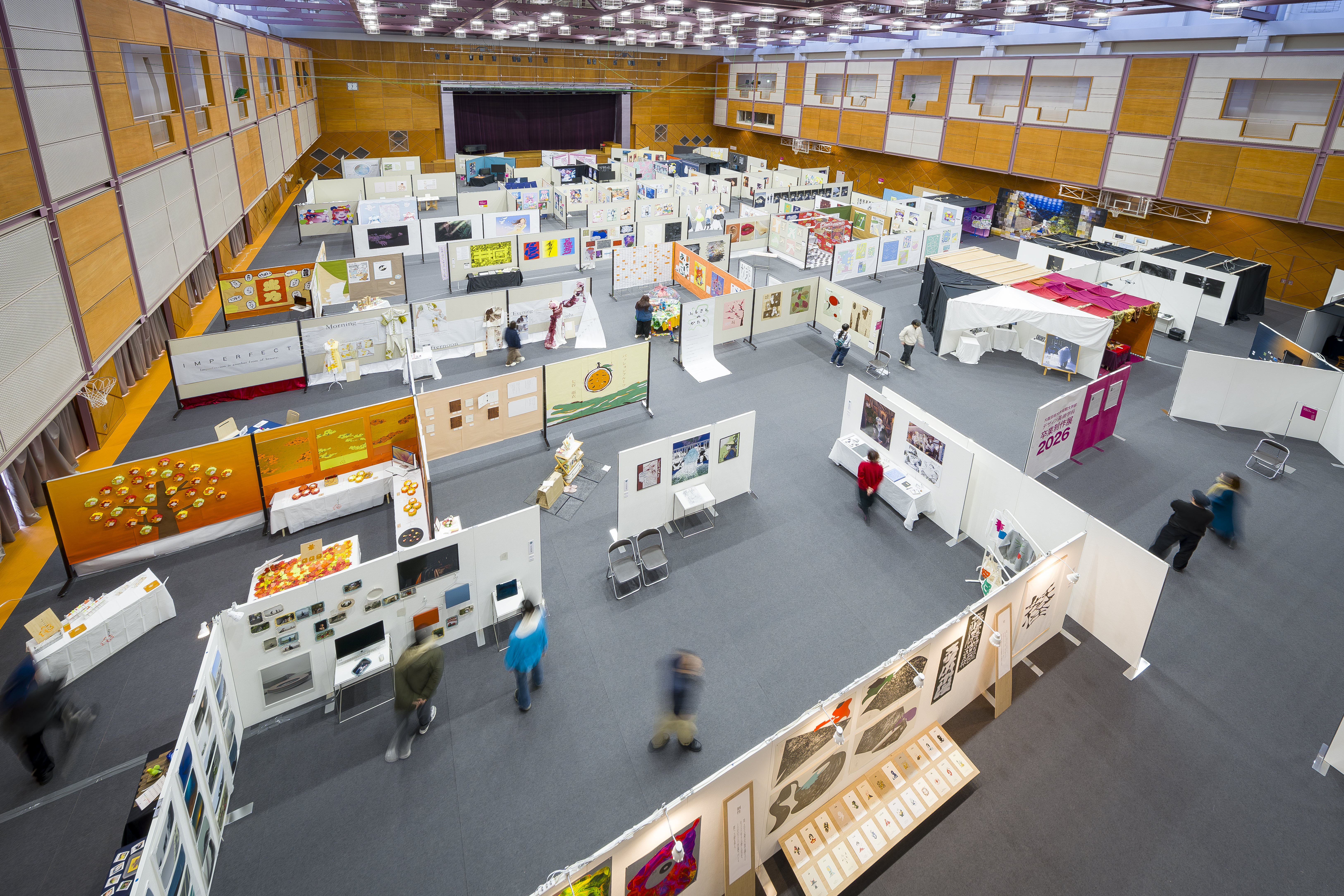 デザイン美術学科、メディア・芸術学科メディアコース 「卒業制作展
